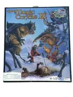 The Magic Candle III By Mindcraft Sealed Vintage 35 Diskette Game Mint Msdos Ibm
