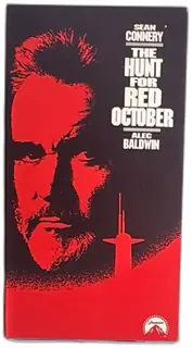 The Hunt For Red October VHS Paramount 1990 Sean Connery Alec Baldwin