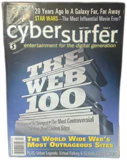Cybersurfer Magazine April 1997 Issue 9 The Web 100 Star Wars 20th Anniversary