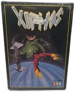 Xiphos IBM 35 Inch PC Big Box Game Electronic Zoo Sealed Vintage 1990s