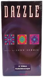 Dazzle VHS Sealed 1993 Jonn Serrie Miramar Video Kaleidoscope Ambient Music