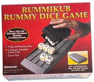 Rummikub Rummy Dice Game 1995 Pressman Complete Family Game Vintage