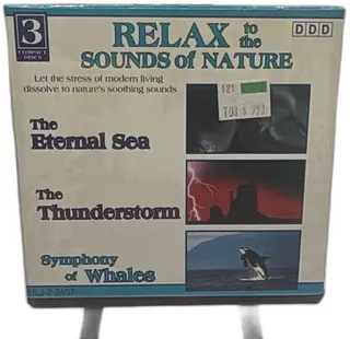 Relax To The Sounds Of Nature 3 CD Box Set Madacy Eternal Sea Thunderstorm Wha