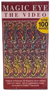 Magic Eye The Video VHS Volume 1 Sealed 1994 Over 100 3D Illusion Images Dolby