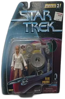 Star Trek Ilia Probe Action Figure Playmates 1997 Warp Factor Series MOC