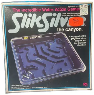 1979 Mego SlikSilver The Canyon Water-Action Maze Game with Box