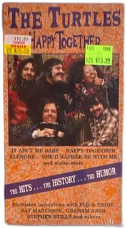 The Turtles Happy Together 1991 Rhino Home Video VHS Sealed 90 Min Documentary