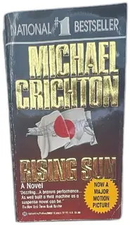 Michael Crichton Rising Sun 1993 Paperback Bestseller Major Motion Picture Edition