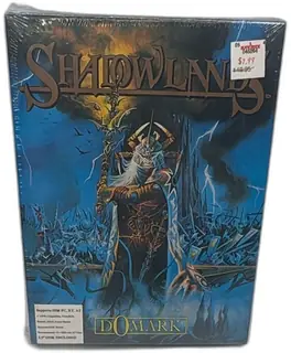Shadowlands PC Big Box Game 3.5 Disk Domark Accolade Sealed Vintage 1992