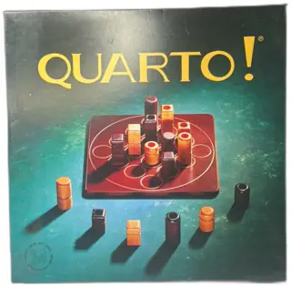 Quarto! Board Game 1991 & 1993 Gigamic Complete Wooden Abstract Strategy