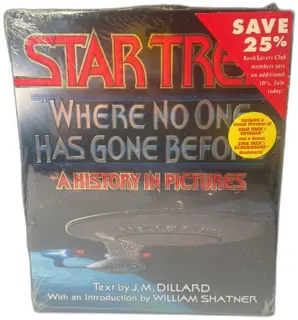 Star Trek Where No One Has Gone Before A History in Pictures Hardcover J.M. Dillard