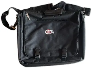 Pro Bags 95 Black Nylon Messenger Bag Made In Hong Kong With Shoulder Strap
