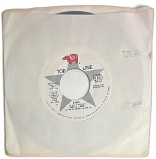 Irene Cara Fame Out Here On My Own 7 Inch 45 RPM RSO Records RS 8031 1980 Sleeve