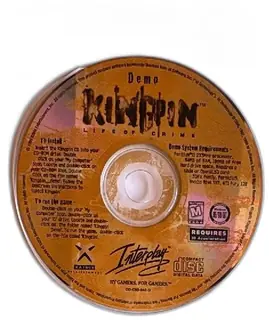 Kingpin Life Of Crime PC Demo Disc 1999 Interplay Xatrix Windows 95 98 Vintage