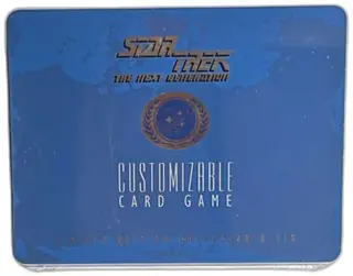 Star Trek TNG Customizable Card Game Collector Tin 1995 Decipher Sealed