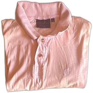 Chaps Ralph Lauren Polo Shirt XL Pink 100 Percent Cotton Classic Fit Singapore