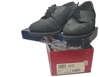 Dexter Classic Buck Comfort Sole Black Nubuck Men’s Shoes Size 12M USA