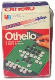Vintage 1986 Milton Bradley Travel Othello Board Game Complete w/ Box & Instructions
