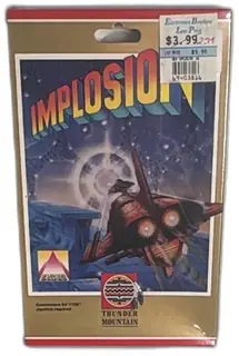 Implosion Commodore 64 128 Game Thunder Mountain Cascade 1987 Sealed New Old Stock