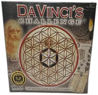 Da Vinci's Challenge Board Game Briarpatch 2004 Ancient Symbols Sealed New