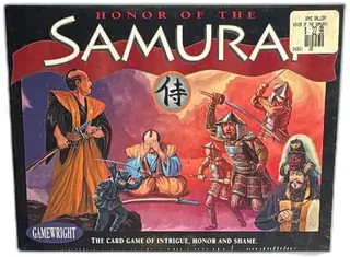 Honor Of The Samurai Gamewright 1996 Card Game Complete Vintage Strategy Set