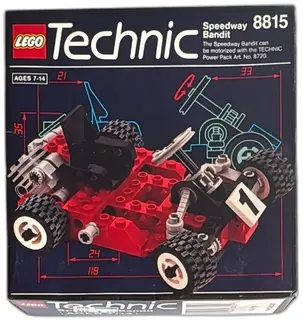 LEGO Technic Speedway Bandit 8815 1991 Vintage Boxed Set Complete