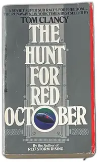 Tom Clancy The Hunt For Red October 1985 Berkley Paperback Cold War Spy Novel