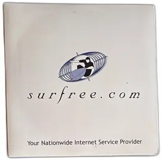 Surfree Dot Com 1997 Dial Up Internet Access Installation CD Vintage ISP Promo