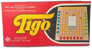 Tigo Vintage Math Board Game 1976 Ward & Sons Complete