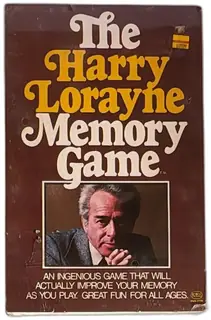 1976 The Harry Lorayne Memory Game Vintage Reiss Games Complete Boxed
