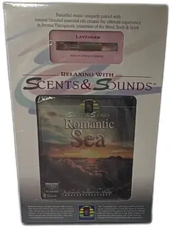 Scents Sounds Romantic Sea Lavender Relaxing Music Essential Oils 1998 New