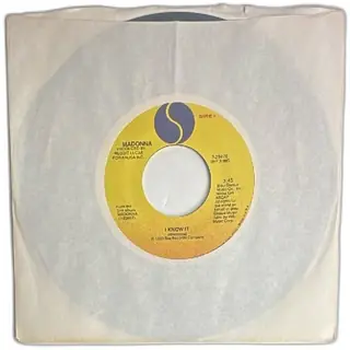 Madonna Holiday I Know It 7 Inch 45 RPM Vinyl Single 1983 Sire Records VG