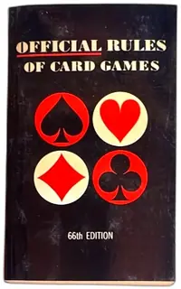 Official Rules Of Card Games 66th Edition 1983 US Playing Card Company Book