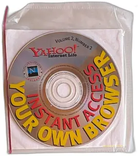 Yahoo Internet Life CD Vol 2 Num 2 1996 With Netscape Navigator Vintage Browser Disk
