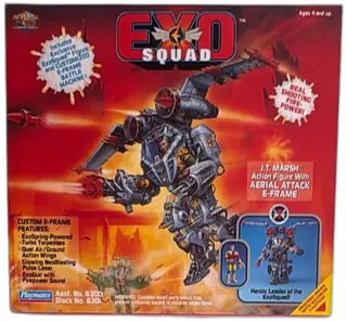 Exosquad J.T. Marsh Aerial Attack E Frame Action Figure Playmates 1993 New