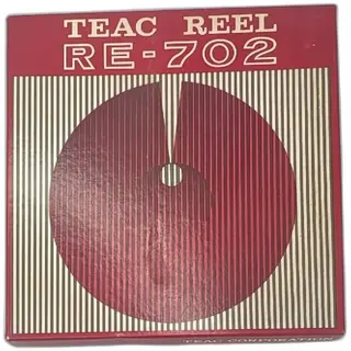 TEAC RE-702 Reel Box With Scotch Brand Empty Take-Up Reel Vintage Japan Audio