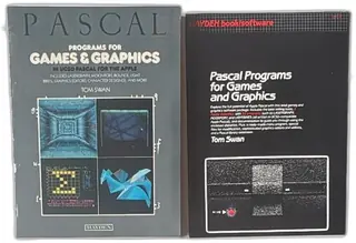 Pascal Programs For Games And Graphics Tom Swan 1983 Book With 5.25" Apple II Disks