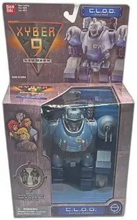 Bandai 1999 Xyber 9 New Dawn CLOD Battle Robot Figure Jack Mick Loose New