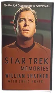 Star Trek Memories William Shatner Paperback 1994 HarperSpotlight Sci Fi Book