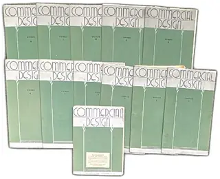 1945 Commercial Design Art Instruction Twelve Divisions Complete Except Part 7
