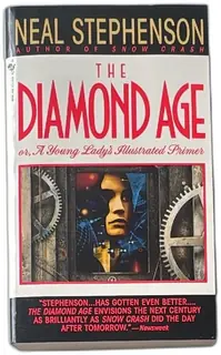 Neal Stephenson The Diamond Age Bantam Spectra 1996 Paperback Science Fiction Novel