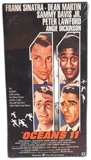 Oceans 11 1960 Frank Sinatra Dean Martin Sammy Davis Jr VHS Sealed Warner Bros