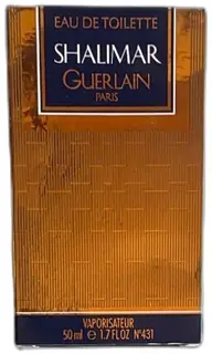 Guerlain Shalimar Eau De Toilette 50ml Spray Vintage Boxed French Perfume 431