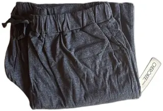Cherokee Mens Lounge Pants L 36 38 Charcoal Cotton Polyester Drawstring New