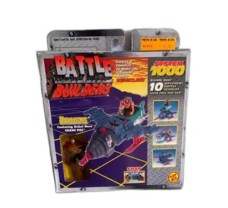 Toy Biz Battle Builders System 1000 Hurricane Rebel Hero Crash Pac 1996 MOC