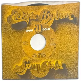 Eagles Take It Easy Witchy Woman 45 RPM Vinyl Single Asylum Spun Gold 1972