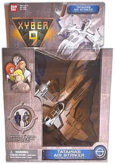 Xyber 9 New Dawn Tatianas Air Striker Twin Hull Attack Fighter Bandai 1999 NIB