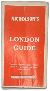 Nicholsons London Guide 1969 Vintage Pocket Travel Book Maps Robert Nicholson