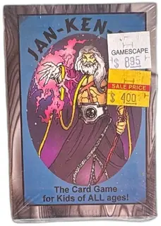 Jan-Ken Card Game Sealed Playtyme 50 Cards Rule Guide Kids Game Vintage Honolulu