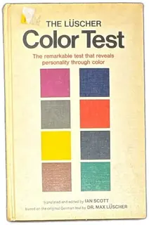 The Luscher Color Test 1969 Hardcover First Printing Random House Ian Scott Psycholog
